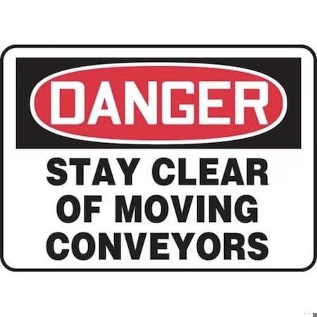 Accuform OSHA DANGER SAFETY SIGN STAY CLEAR MEQD001XL MEQD001XL